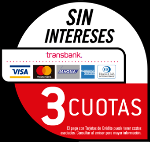 3 CUOTAS SIN INTERÉS