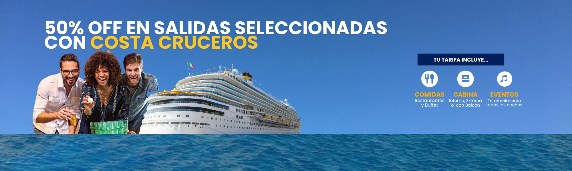 COSTA SALE hasta 50% OFF