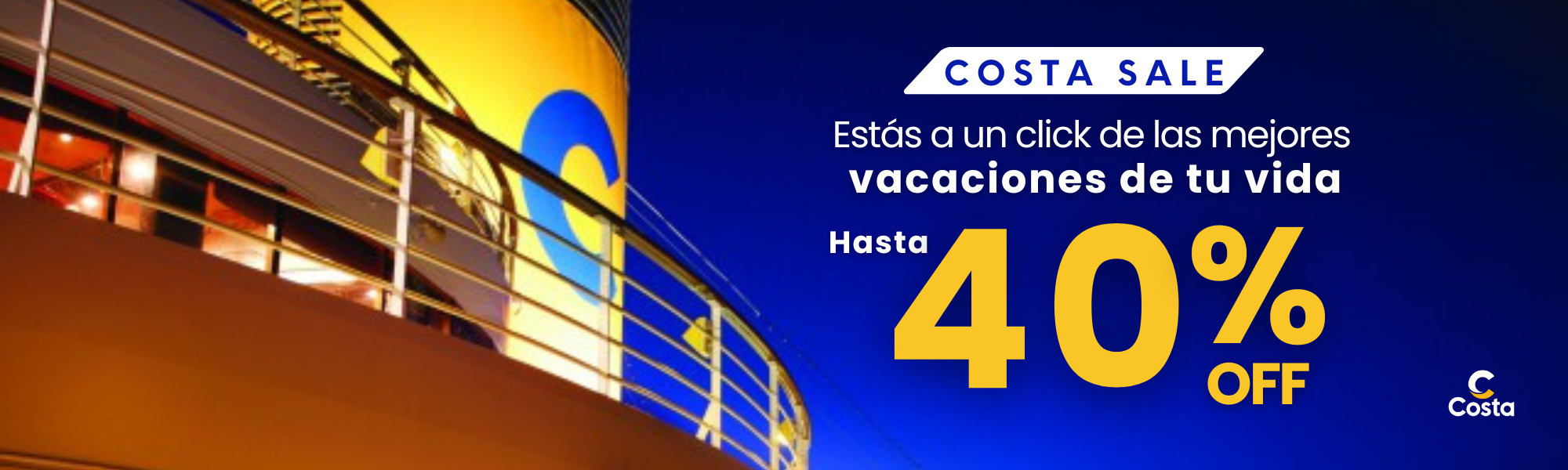 COSTA SALE hasta 40% OFF